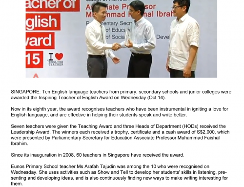 10 teachers recognised for igniting love for English language